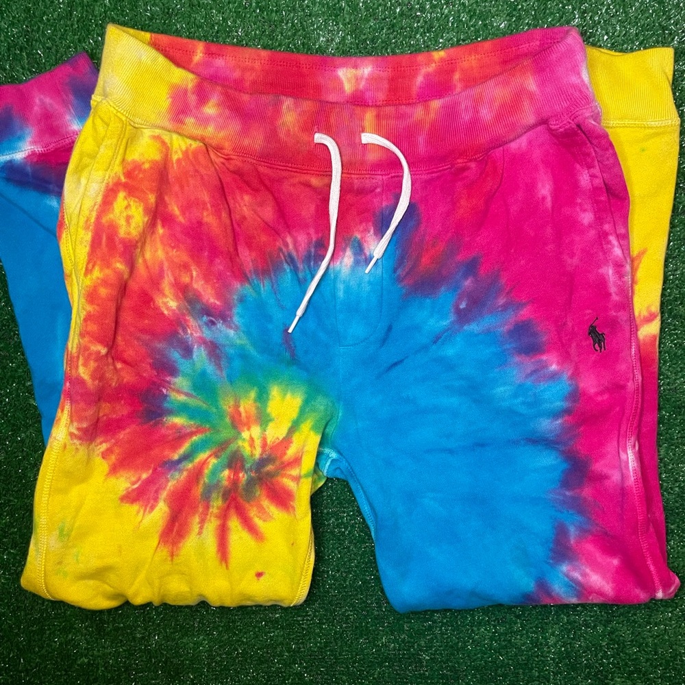 Tie Dye Ralph Lauren Polo Joggers
